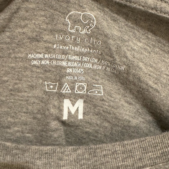 Ivory Ella Soccer Shirt, Medium Short Sleeve Shirt, Elephant Playing Soccer - Picture 6 of 13